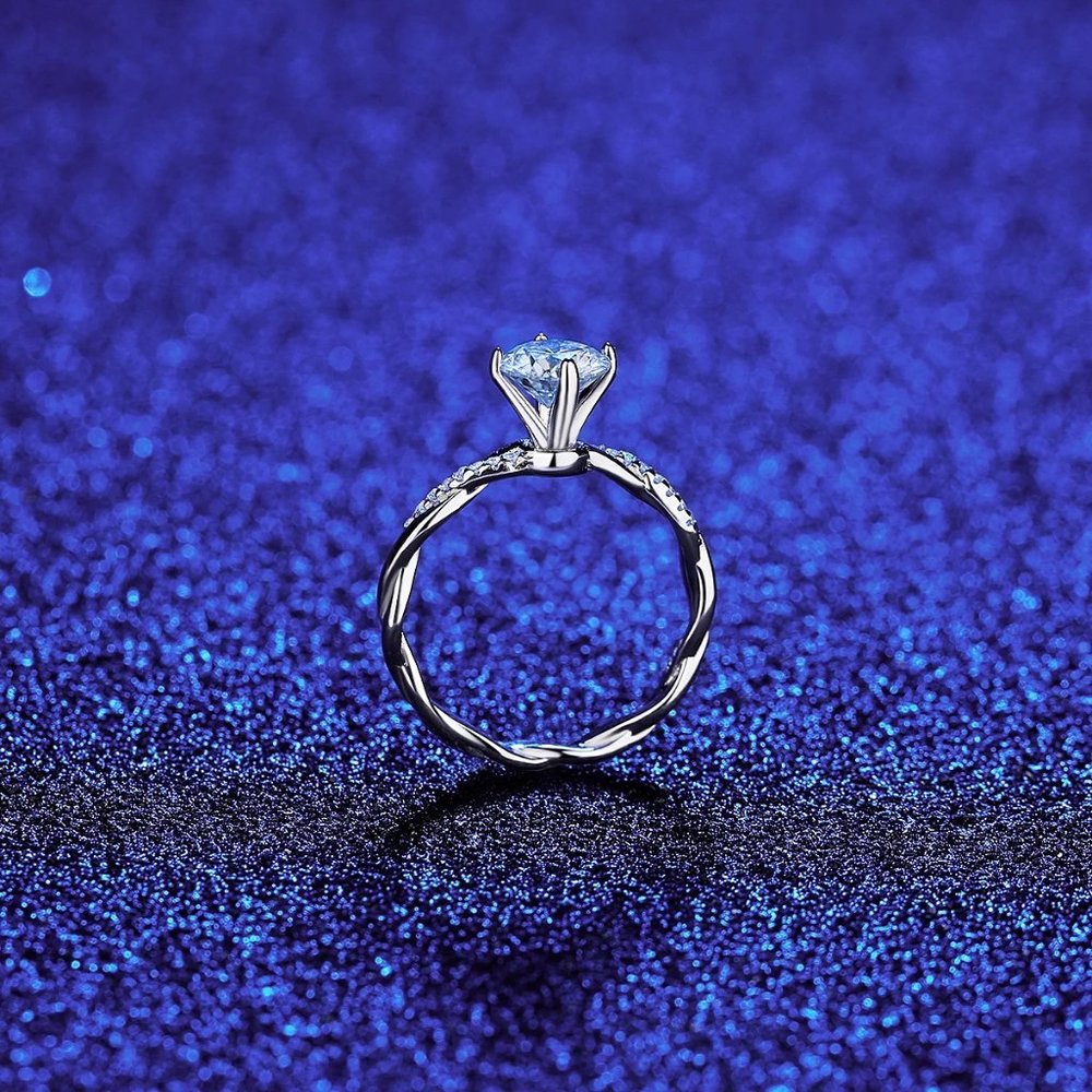1ct. t.w. Diamond Engagement Ring - Picture 4 of 14